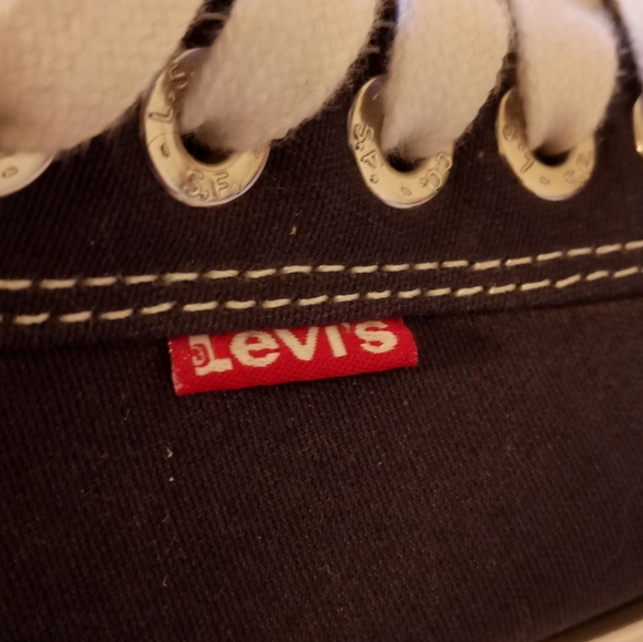 Mens Levi Strauss Converse Style Shoes Size 9.5 - Picture 5 of 7